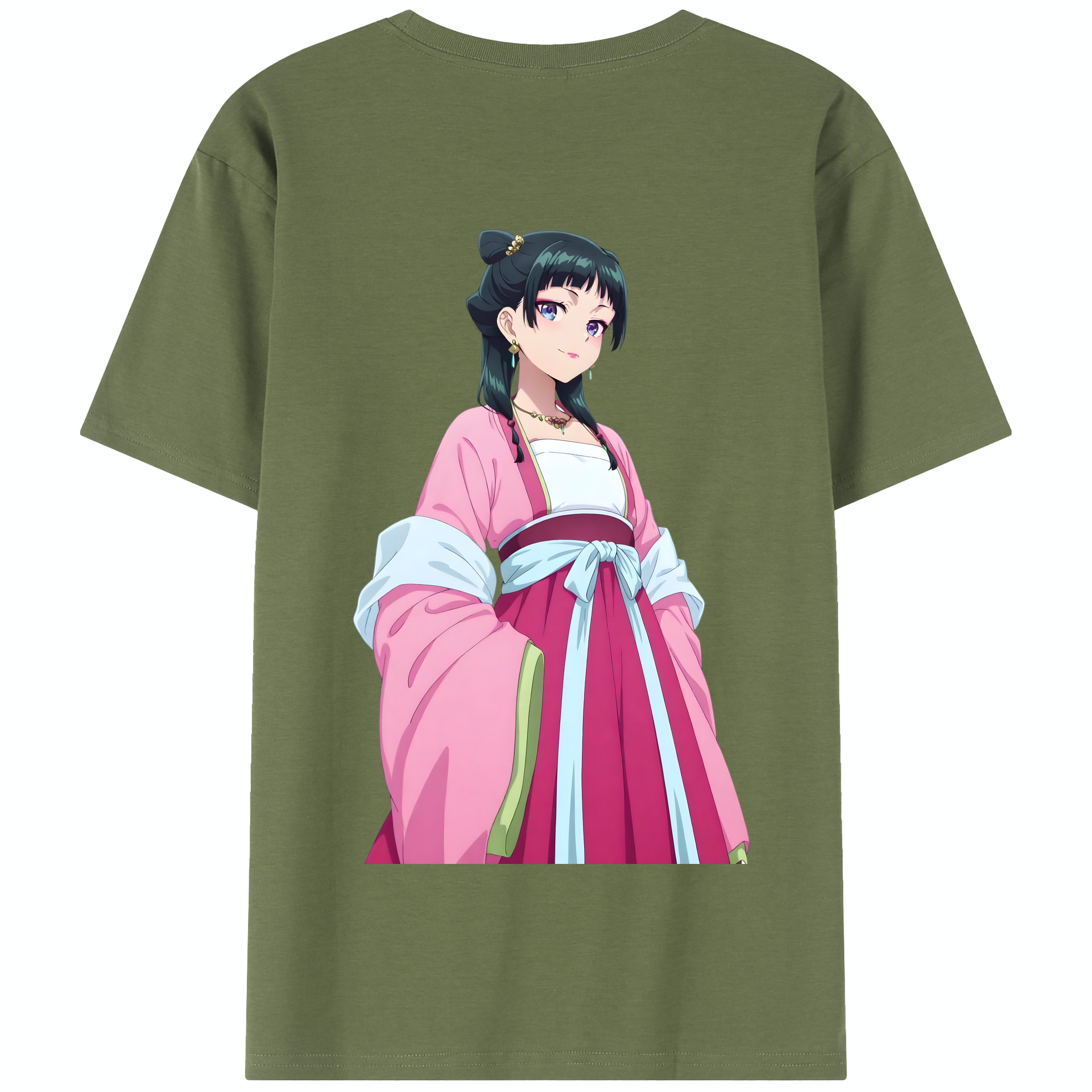 （画像用） 薬屋のひとりごと The Apothecary Diaries 綿100％半袖Tシャツ（背面プリント）
